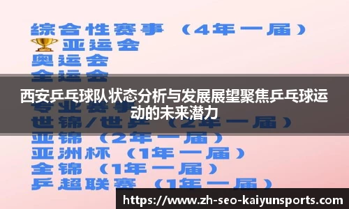 西安乒乓球队状态分析与发展展望聚焦乒乓球运动的未来潜力
